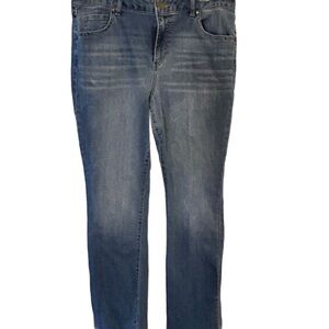d. jeans Women's Straight Leg Blue Jeans